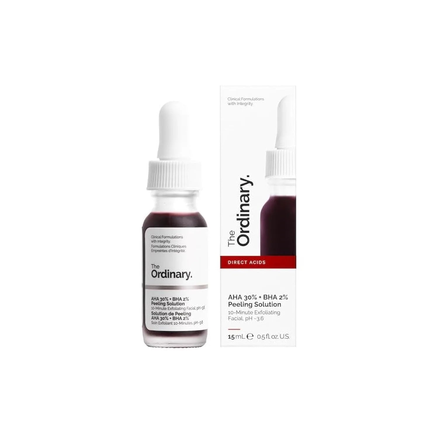The Ordinary AHA 30% + BHA 2% Peeling Solution