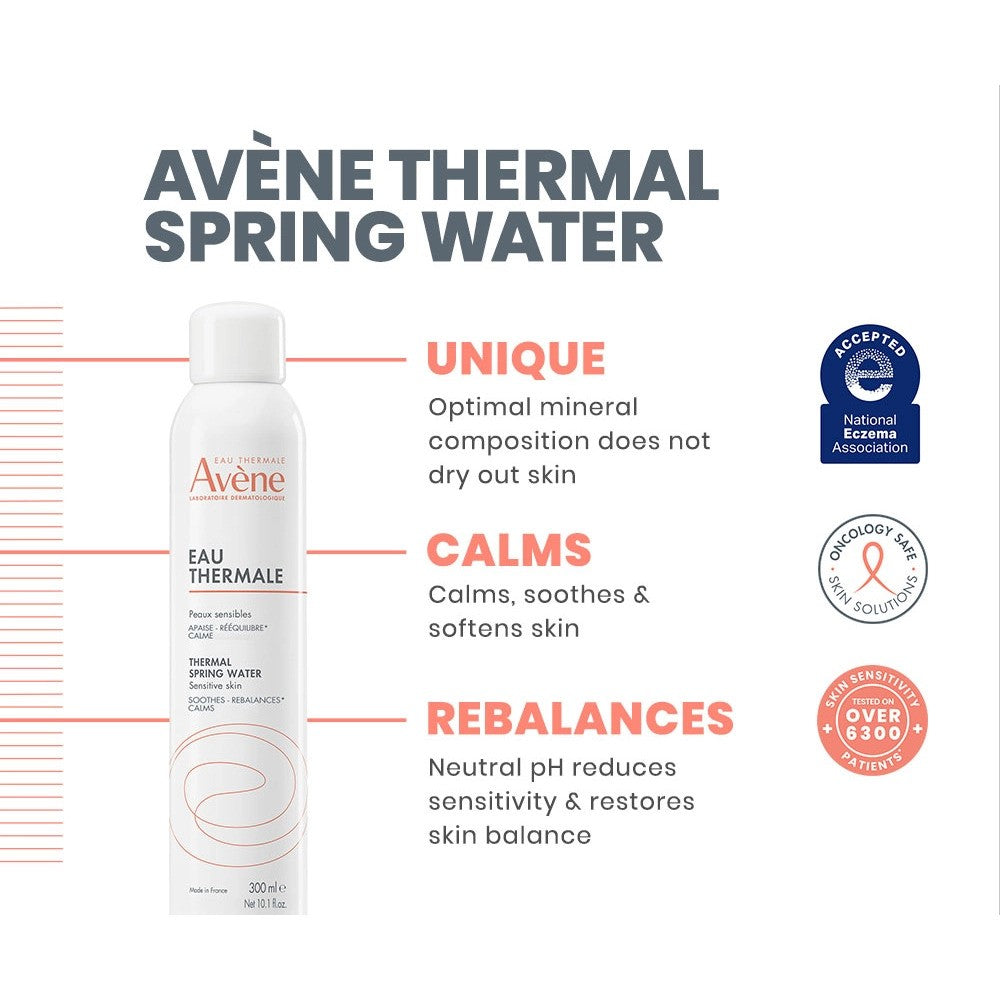 The Benefits listed of Avène Thermal Water Spray 50ml