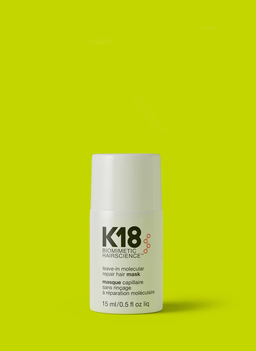 K18 Mini Leave-In Molecular Repair Hair Mask – 15ml | Restores Damaged Hair